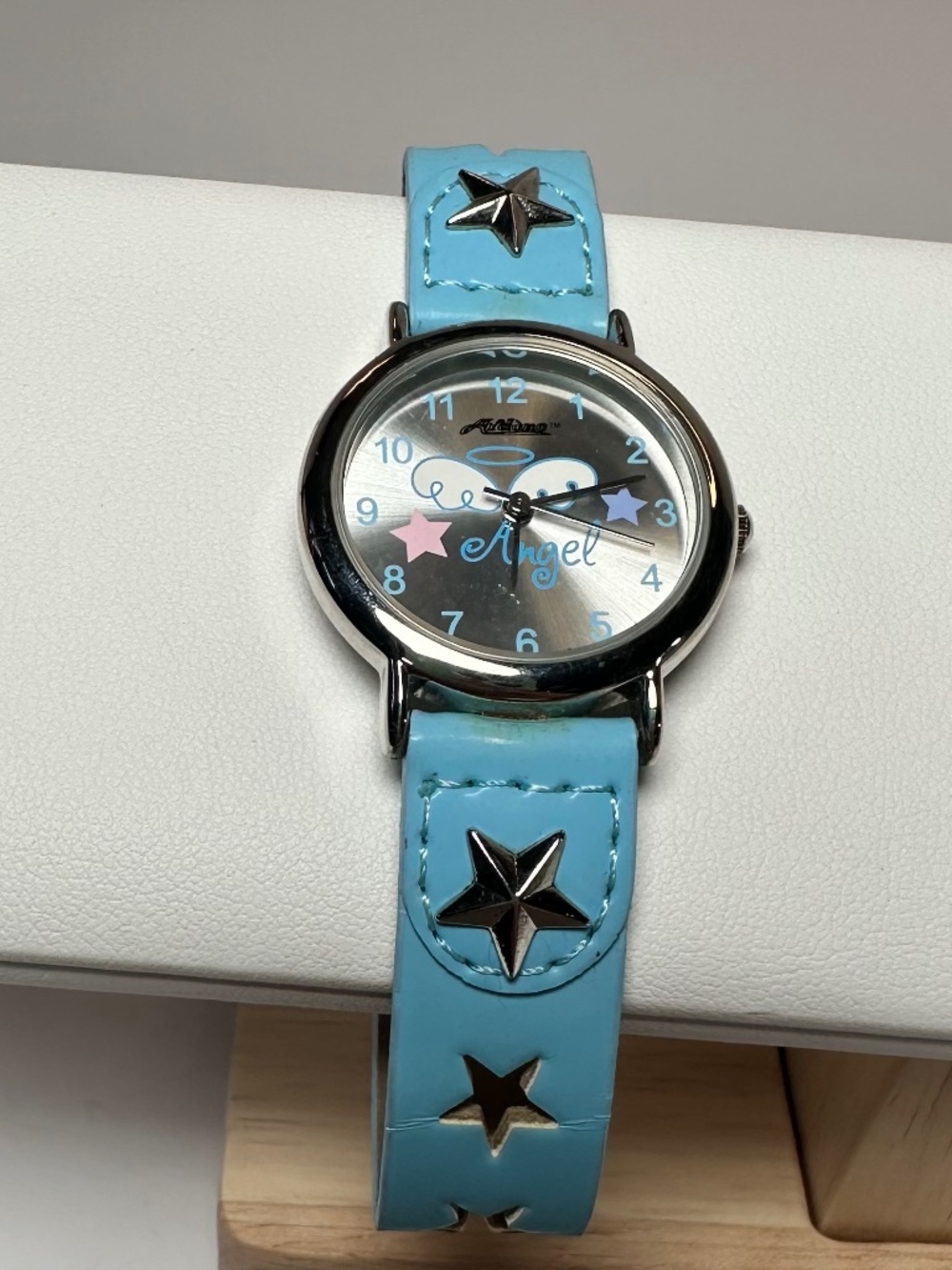 Y2K Angel Watch Blue Star Strap | New Old Stock | Never Worn w/ Tag